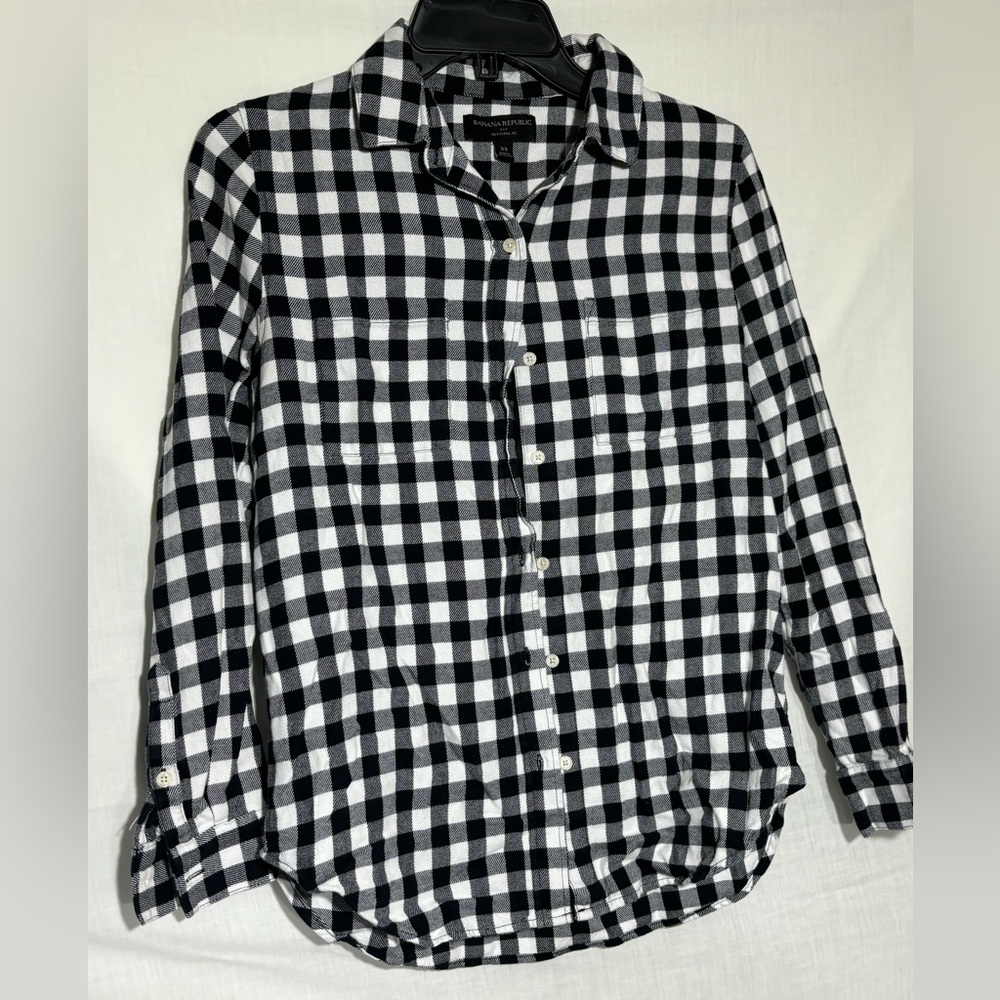 Banana Republic Women’s Size XS Boyfriend Fit Flannel